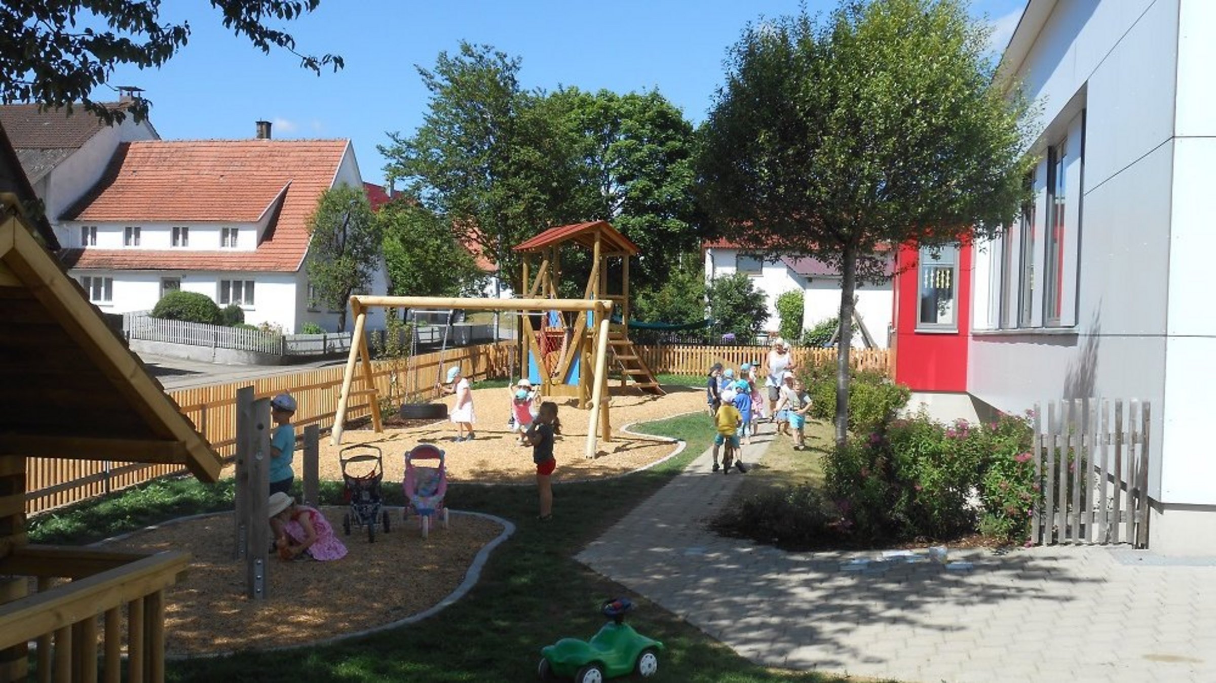 Außenspielbereich Kindergarten Nordhausen