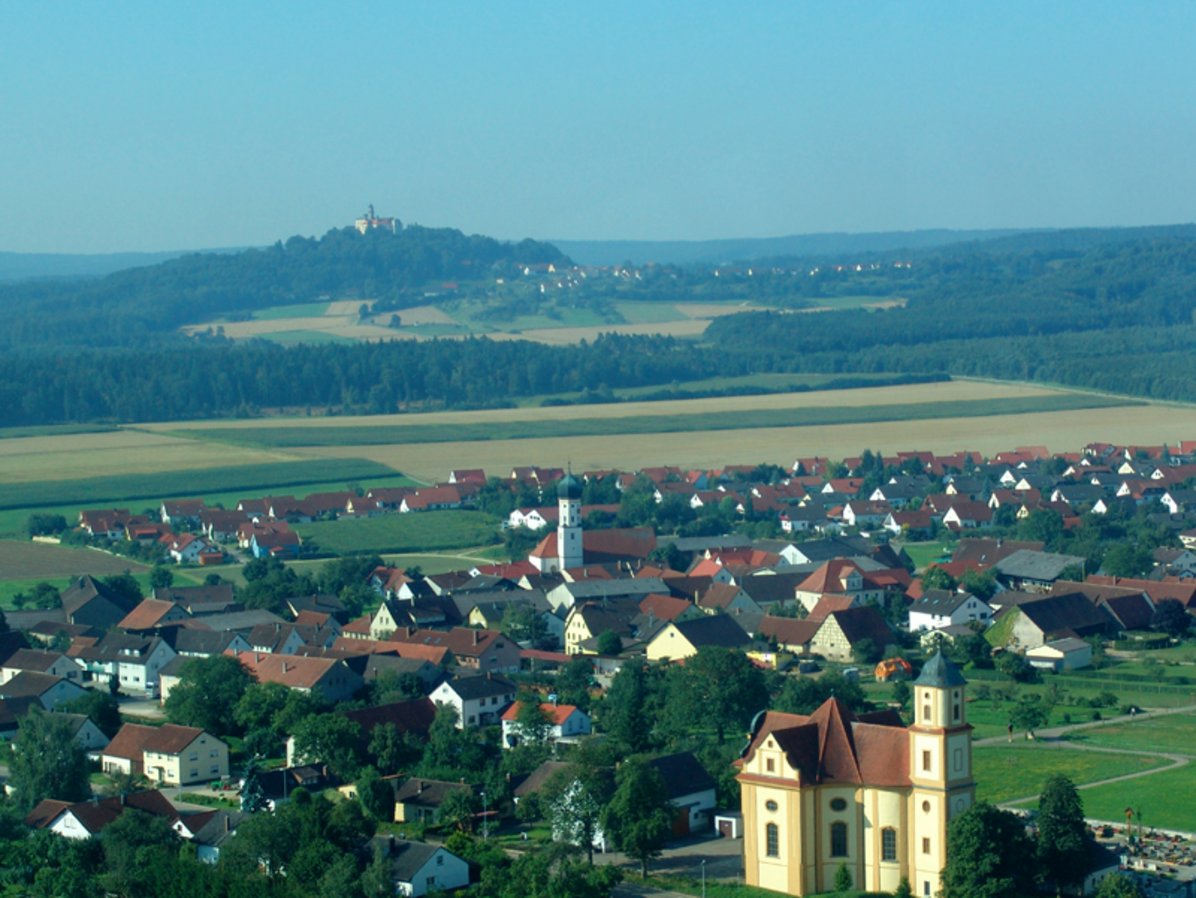 Luftbild Ortsansicht Zöbingen