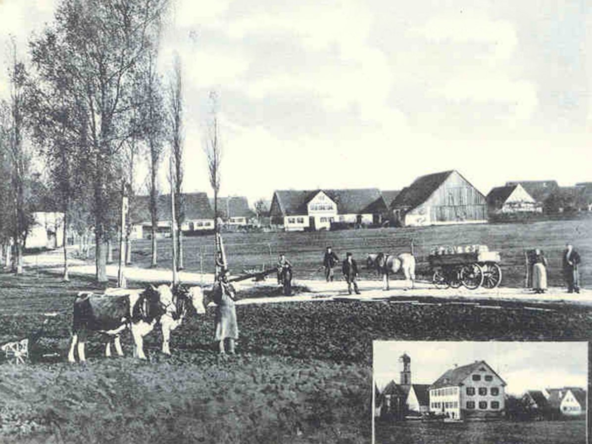 Historische Ansicht - Unterschneidheim - Tannhäuser Straße